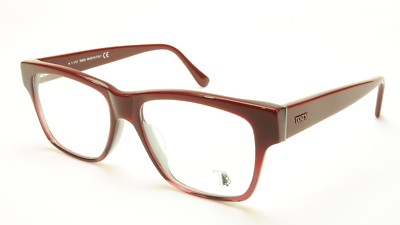 TOD'S Eyeglasses Frame TO4097 071 Acetate Cherry Italy 53-15-145