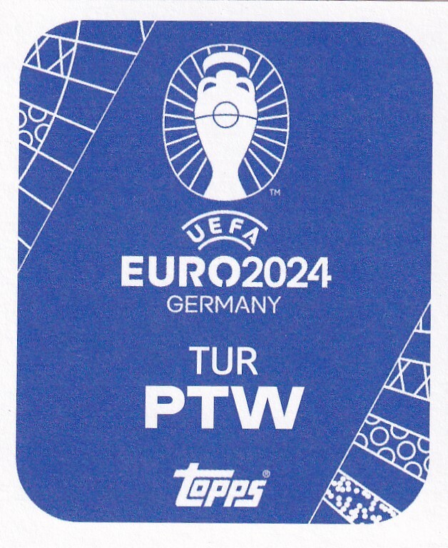 Autocollant Topps Euro 2024 - Wilfried Gnonto (ITA) - BLUE Parallèle RARE
