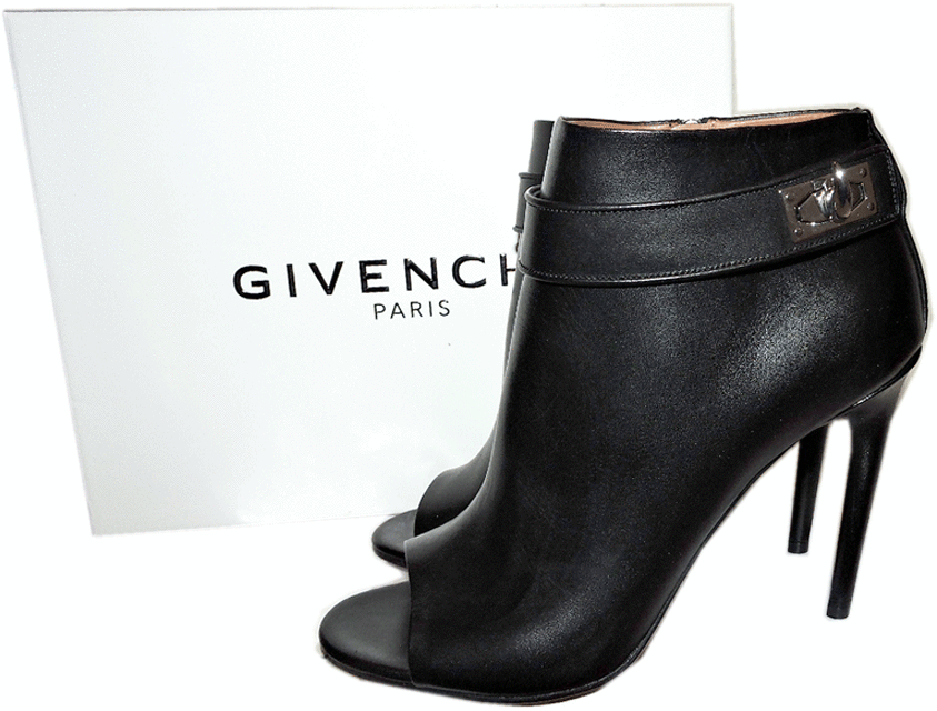 Givenchy Black Leather Ankle Booties Booties Booties Silver Shark Tooth Boots 40- 9 Booties 64787f Givenchy Black Leather Ankle Booties Booties Booties Silver Shark Tooth Boots 40- 9 Booties 64787f