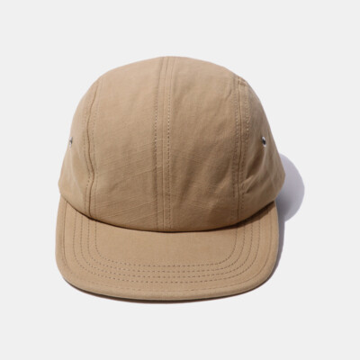キャップ SATUR String 4 Panel Nylon Camp Cap 5FT2105 Camping hat Solid color four page drawstring cap soft top
