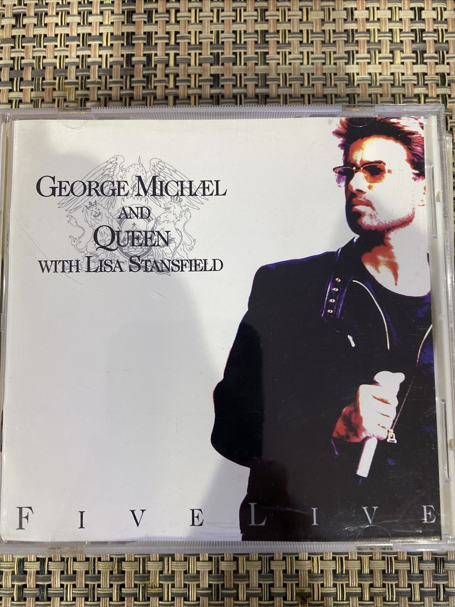 Vintage 1993 GEORGE MICHAEL QUEEN LISA STANSFIELD FIVE LIVE EP CD