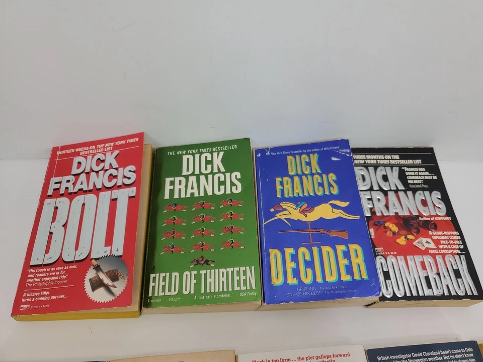 Bundle Lot Set of 22 - Dick Francis Mystery Crime Thriller - Novels Horse Race - Image 4 of 4