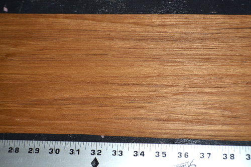 Foglio impiallacciatura legno grezzo teak 6,5 x 40 pollici 1/42° imperfetto M35137-20 - Foto 5 di 8