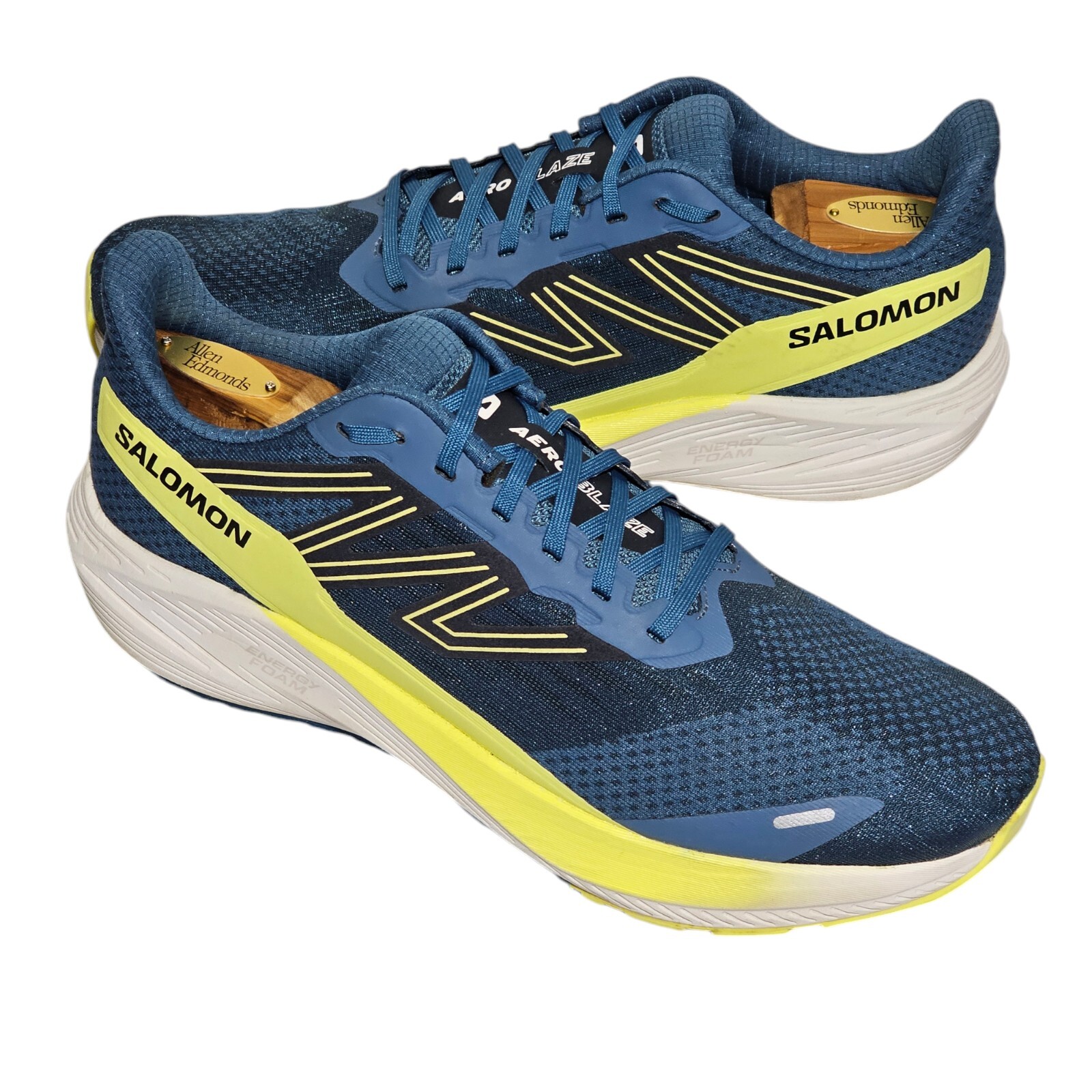 Scarpe da corsa Salomon Aero Blaze da uomo taglia 11 blu stringate