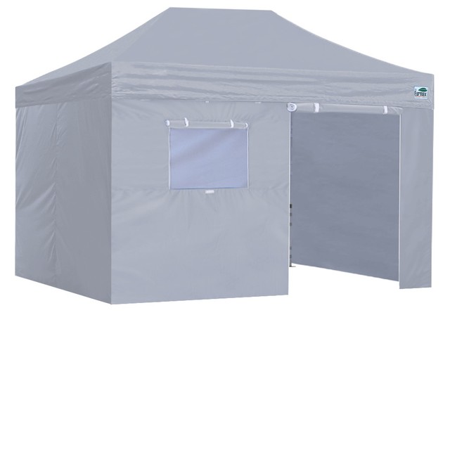Eurmax Waterproof 10x15 Alumimum Ez Pop Up Canopy Outdoor Tent w/4 Side Walls eBay
