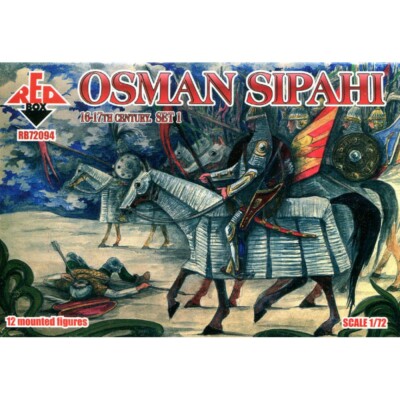 Osman Sipahi 16-17th century. Set 1 (12 Mounted figures) 1/72 RedBox 72094