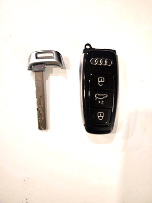 OEM Audi Smart Key Remote Fob – 4-Button (Lock/Unlock/Trunk/Panic) – For 2017-2019 Models – Used, With New Battery