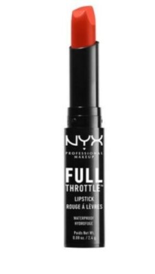 NYX Full Throttle Waterproof Lipstick FTLS09 JOLT .08 oz. NEW! SEALED! FREE SHIP
