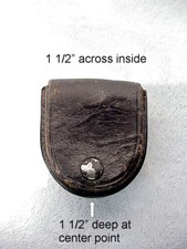 Early Rollei Type Leather Filter Case  For 28.5mm filters  6.26 