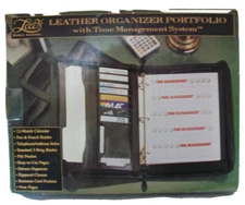 ⭐️LEEDS Leather Organizer Portfolio W/ Time Management System⭐️