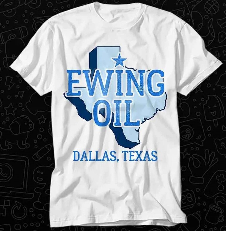 Dallas Texas Ewing Oil T Shirt Gift For Womens Mens Unisex