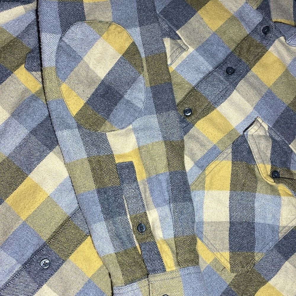 Pendleton Plaid Elbow Patch 100% Cotton Shirt Fal… - image 5