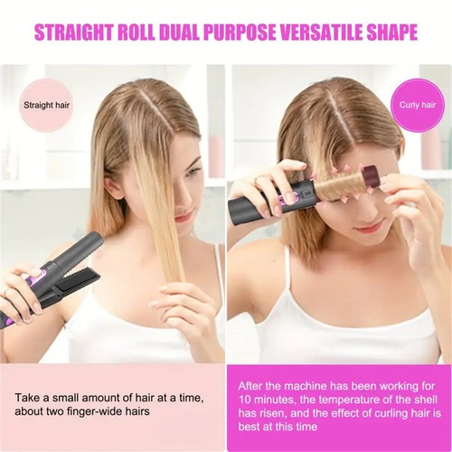 Cordless Flat Iron Travel Fast Heating USB 2 In1 Wireless Portable Straightener - Picture 15 of 20