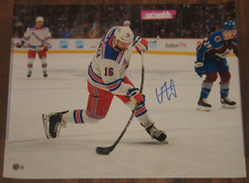Vincent Trocheck Signed Autograph 16x20 Photo BAS Certified Auto New York Ranger