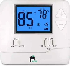 EconoHome Non-Programmable Thermostat for Home - Heat & Cooling Temperature Cont