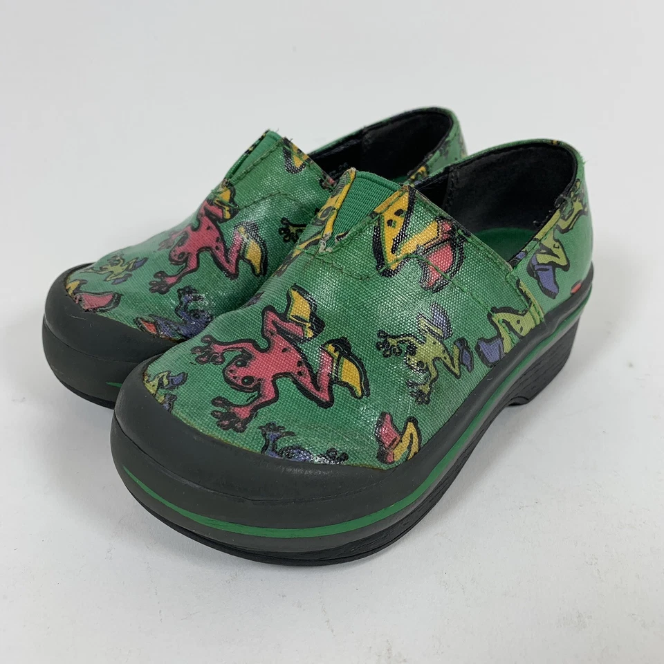 Zuecos Dansko Rana Verde Niños Niñas Talla 26 Foto 3 de 4