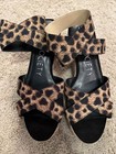 Sole Society Carmelina Leopard Print Espadrille Boho Wedge Sandals Size 6M — photo 4