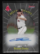 2018 Bowman's Best Performers Triston Casas AUTO ROOKIE 118/150 RED SOX 1ST YEAR