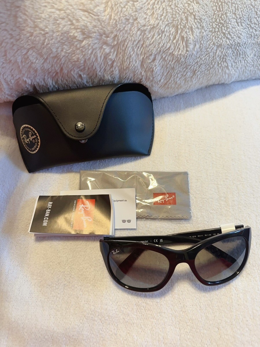 NEW RAY-BAN RB 4216 601/11 BLACK/GREY SMOKE GRADIENT  display picture 2