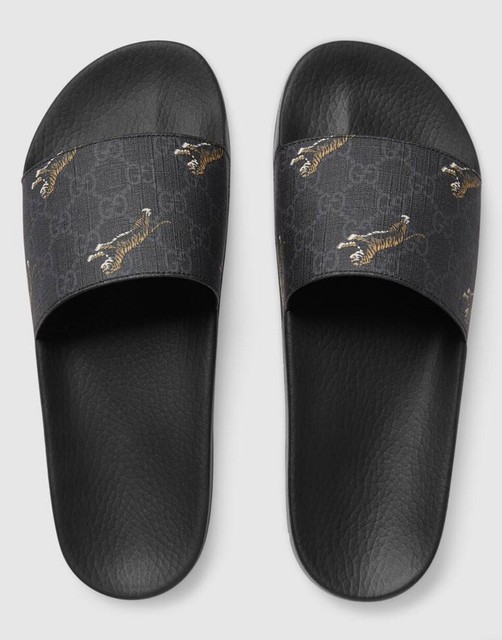 gucci sandals with tiger