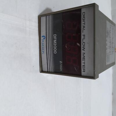 PURERON DFM2000 DIGITAL FLOW METER 100-200VAC