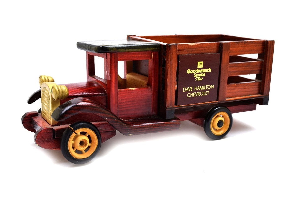 Collectible Wood Chevrolet GoodWrench Service 1925 Stake Truck