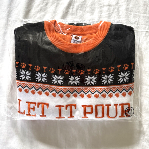 Tito's Vodka Let It Pour Sweater Adult Size X-Large Drinking