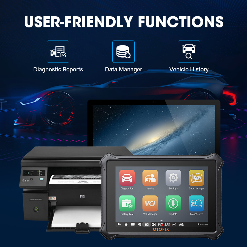 OTOFIX D1 PROS D1 MAX Bi-Directional Full System Diagnostic Scanner Key Coding