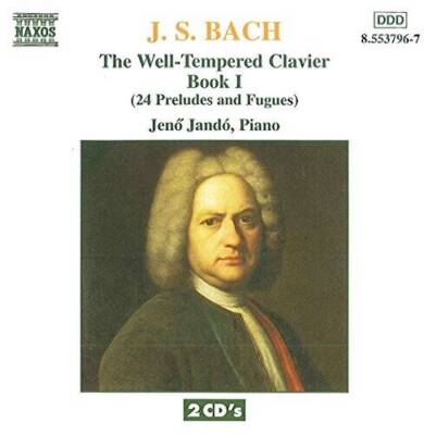 Bach: The Well-Tempered Clavier, Book 1 - Audio CD By J.S. Bach - VERY GOOD
