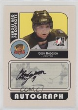 2008-09 ITG Heroes and Prospects Auto Cody Hodgson #A-CH Auto 4f5