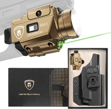 800-Lumen Pistol Laser Light&Holster Combo,Fits Taurus G3C/G2C,USB Rechargeable