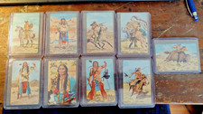 Quaker Pack-O-Ten Indian 9 excellent  Cards 1956 includes Geronimo