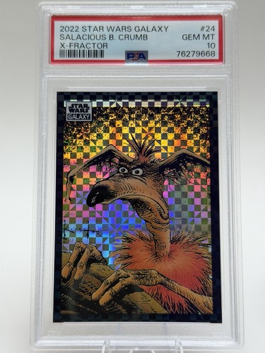 2022 Topps Chrome Star Wars Galaxy - Salacious B Crumb - X-Fractor 01/10 PSA 10