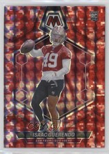 2024 Panini Mosaic Rookies Red Camo Mosaic Prizm Isaac Guerendo #388 1gb2