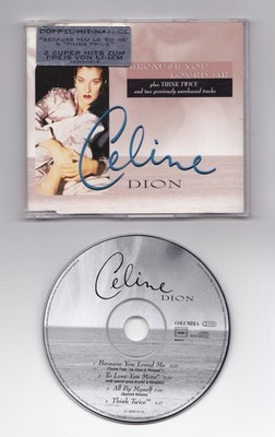 Celine Dion   Because You Loved Me/Think Twice/All By Myself 4-TRACK CD SEHR GUT