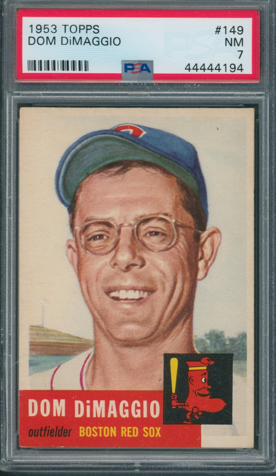 1953 Topps #149 Dom DiMaggio PSA NM 7 *4194