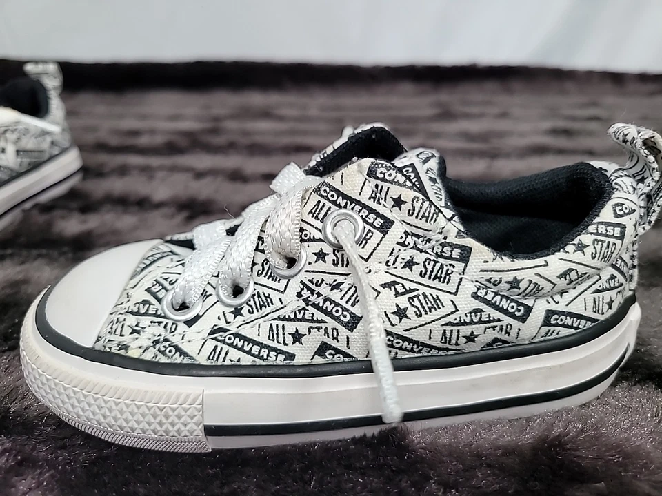 Zapatillas deportivas Converse CT AS Street sin cordones blancas/negras para bebés pequeños talla 5 Foto 2 de 4
