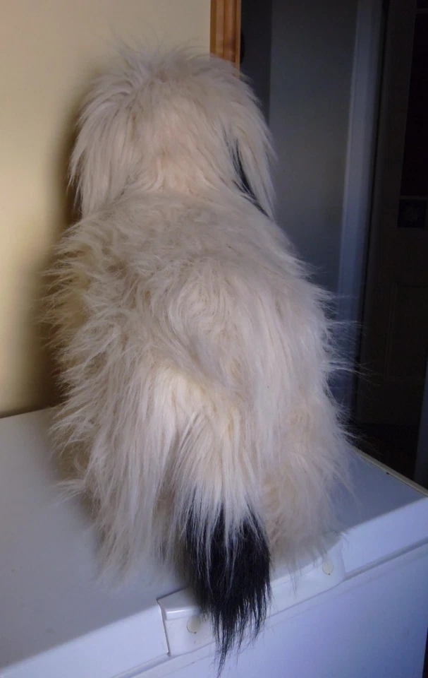 Large 80's vintage Afghan Hound, dog, cream colour rare - Image 3 of 4