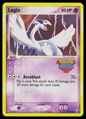 Pokemon Card - Lugia Pokemon Rocks America 2005 Promo 29/115 Rare