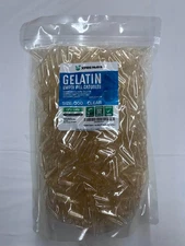Gelatin Empty Pill Capsules - Size 000 - Clear - Quantity Per Package 1000
