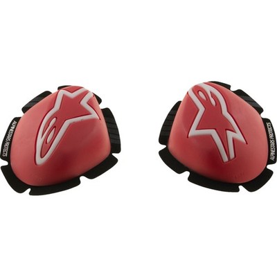 Alpinestars GP Tech Knee Sliders - Red/White 6400126-32