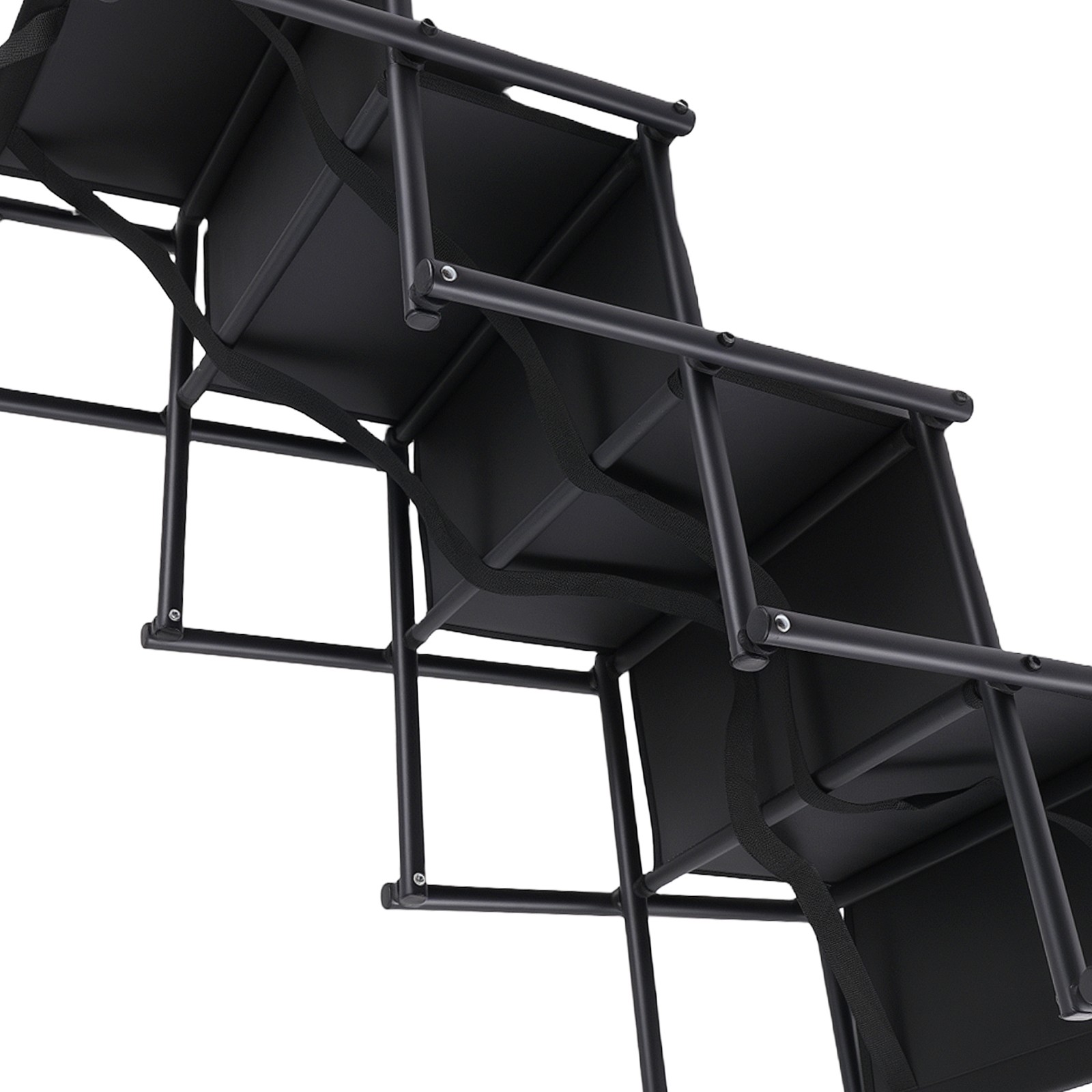 Pet Stairs for High Beds & SUV Entry 4 Steps Foldable Portable Lightweight