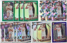 Aneesah Morrow 14 card Rookie Prizm lot, 2025 Prizm WNBA Blue, Ice, Green, White