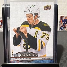 2025-26 Upper Deck Series 1 UD Canvas Insert Charlie McAvoy C-39 Bruins