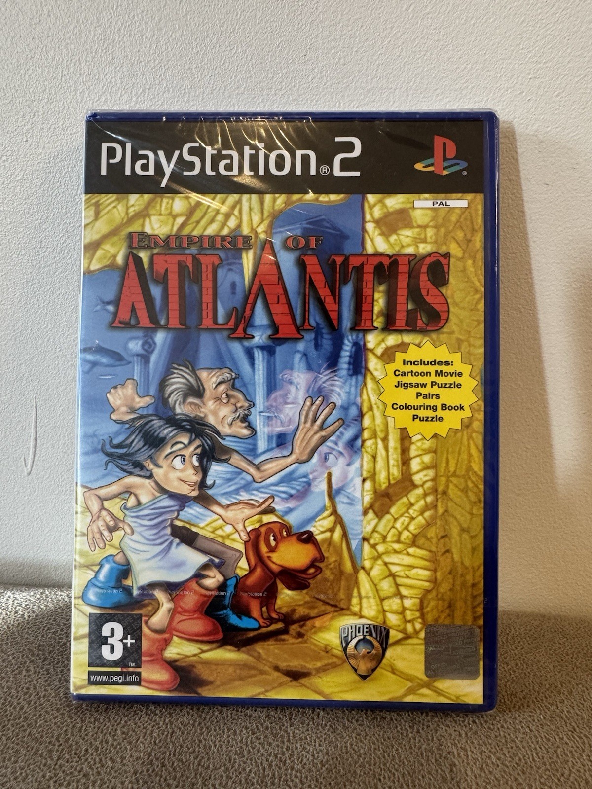 NEW + FACTORY SEALED RARE SONY PLAYSTATION  2 EMPIRE OF ATLANTIS - PS2 Game PAL