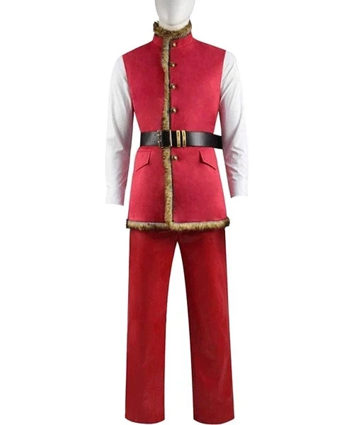Traje de Disfraz de Papá Noel Kurt Russell Crónicas de Navidad Hecho a Mano para Hombre y Mujer Foto 4 de 4