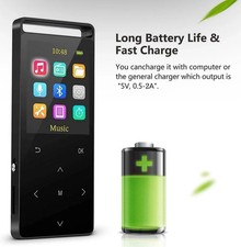 64GB MP3 Player With Sports Armband FM Record Shuffle Play Store 10000 Songs