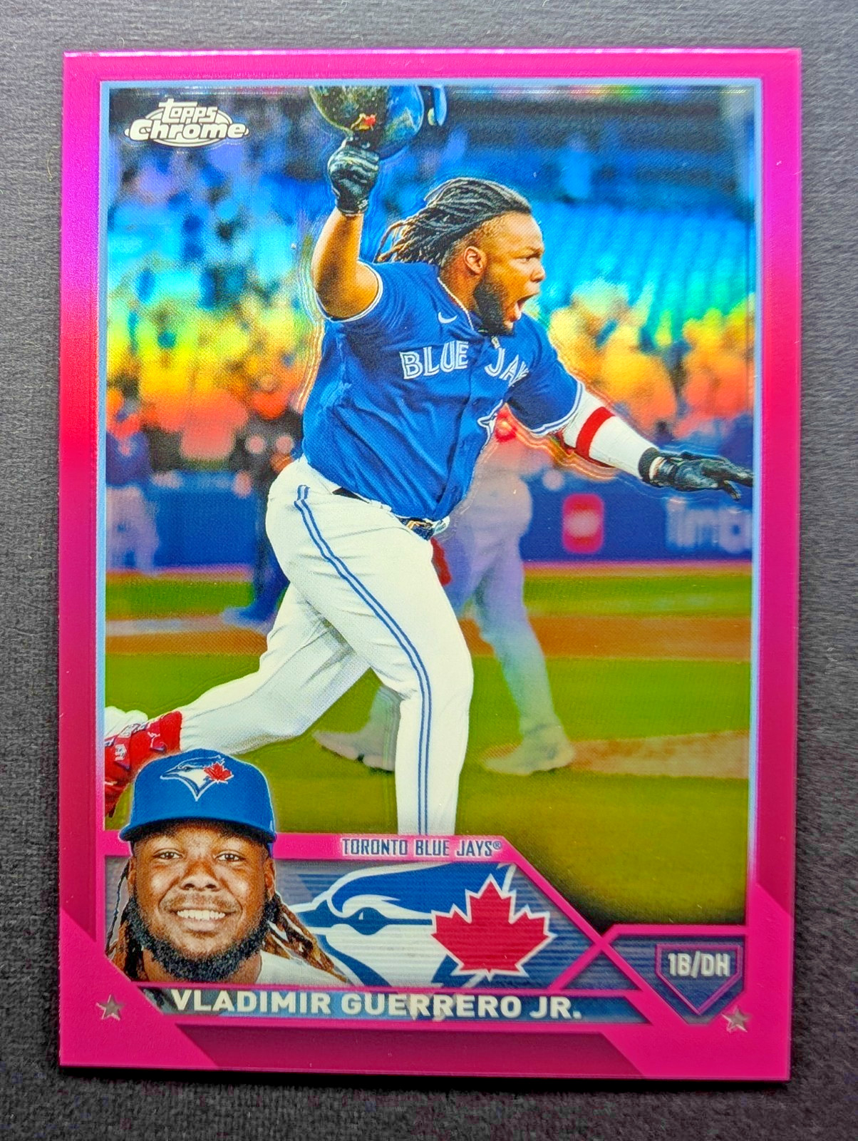 Vladimir Guerrero Jr. 2023 Topps Chrome Pink 🩷 Refractor #50 Toronto Blue Jays 