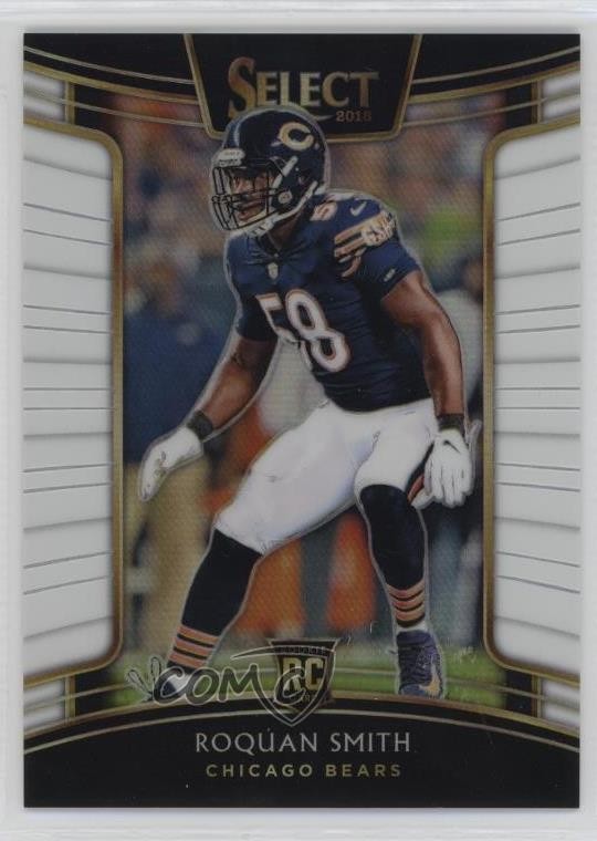 2018 Panini Select Concourse White Prizm 56/75 Roquan Smith #39 Rookie RC f3p