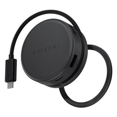 Satechi OntheGo  7-in-1 Multiport Adapter Schwarz